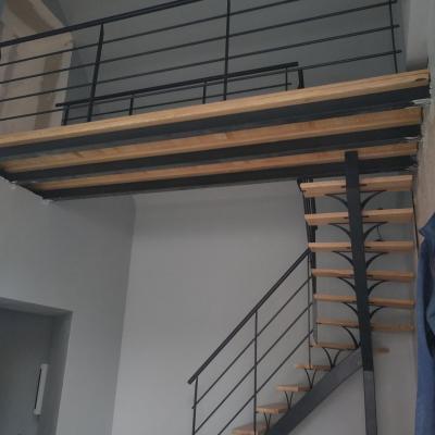 Escalier sur mesure bois metal